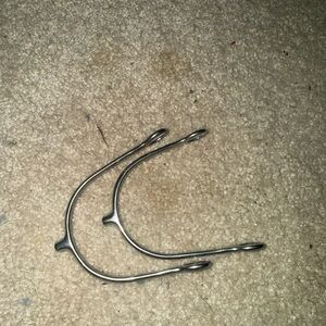 Silver Metal Spurs